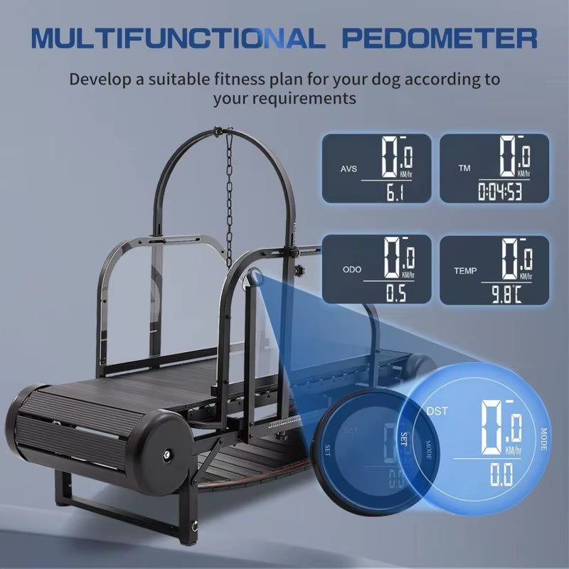 Dog Treadmill for Large Dogs Indoor & Outdoor Canine Running Machine for Pet Health and Fitness, Doggy Exercise Equipment