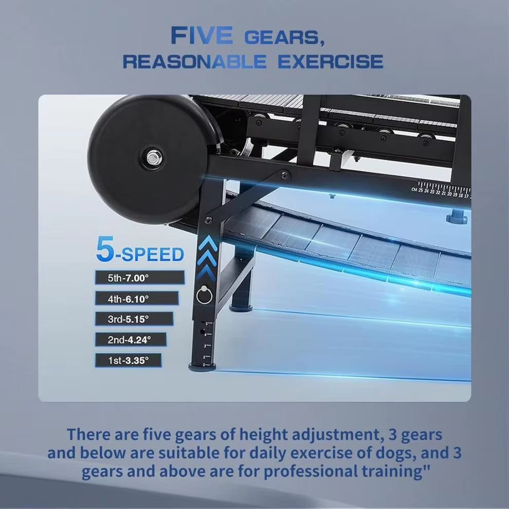 Dog Treadmill for Large Dogs Indoor & Outdoor Canine Running Machine for Pet Health and Fitness, Doggy Exercise Equipment